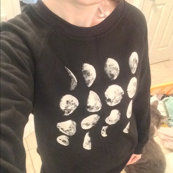 π Spooky cute moon goth sweater π - Picture 2 of 4